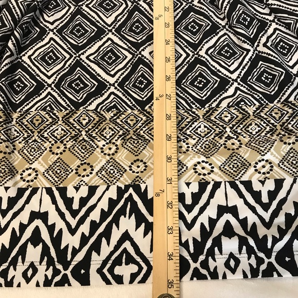 Roz & Ali Sleeveless Blouson Dress Women’s Size 10 Multicolor Round Beaded Neck - Picture 11 of 16